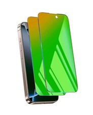 2 Pack for iPhone 16 Pro Privacy Screen Gradient Green for iPhone 16 Pro