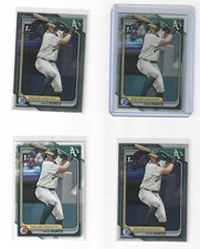 2024 Bowman Chrome Draft Nick Kurtz 1st Rookie Lot Refractor, x2 Chrome #BDC-56