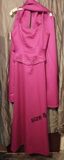 Pink Formal/Prom/Bridesmaid Full Length Dress With Sash Size 8