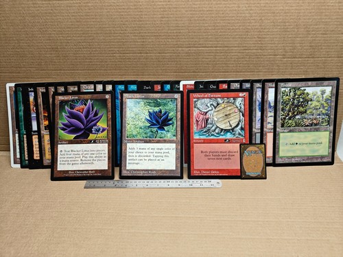 BLACK LOTUS OVERSIZED mtg duelist magazine promo cards black lotus + 27 others - Picture 2 of 13