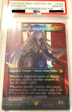 MTG Final Fantasy - Sephiroth, Fabled SOLDIER - #0382 Borderless Foil  - PSA 10
