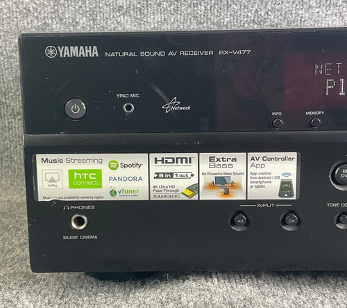 Yamaha RX-V477 5.1 Channel Natural Sound Stereo Receiver For Home Theater System - Picture 14 of 19