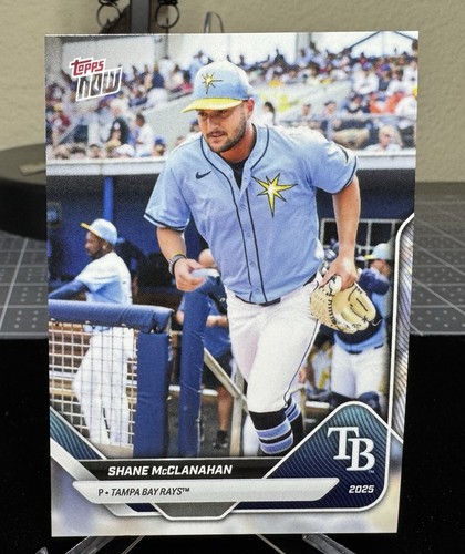 2025 Topps NOW Camino al Día Inaugural - Shane McClanahan #OD-36 Tampa Bay Rays - Imagen 1 de 2