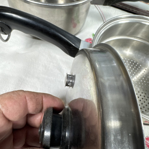 Saladmaster 18-8 Tri Clad casserole et cuiseur vapeur en acier inoxydable 3 pintes avec couvercle - Photo 5/14