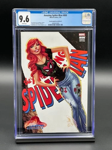 Amazing Spider-Man #800 CGC 9.6 (2018) - Mary Jane - Campbell Edition B