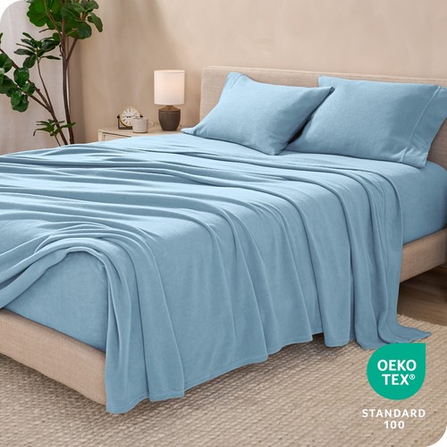 Set lenzuola in pile super morbido - tasca profonda, accogliente per tutte le stagioni da casa nuda - Foto 126 di 128