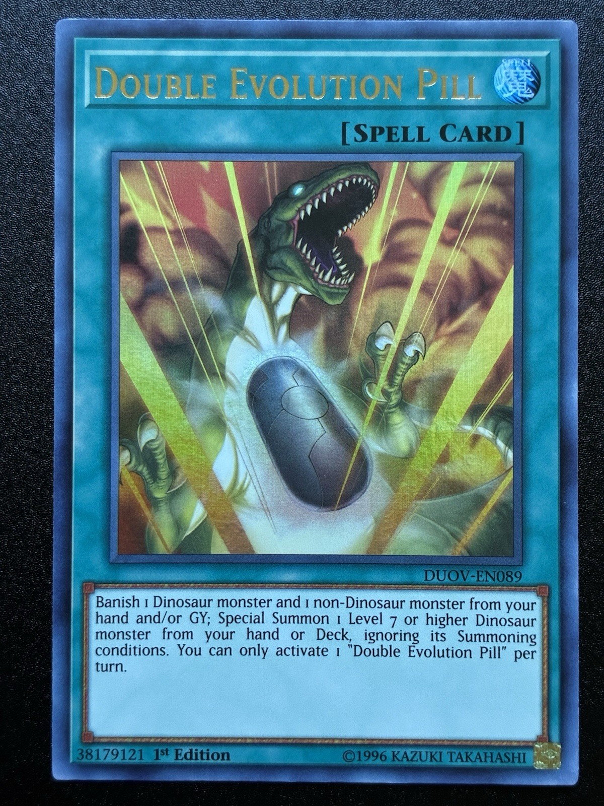 Double Evolution Pill DUOV-EN089 Ultra Rare 1st Edition Near Mint