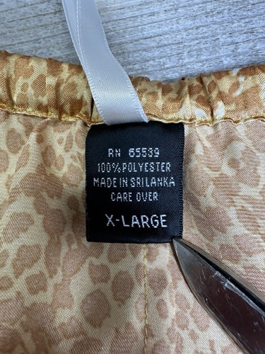 PAJAMA/LOUNGE SET-JONES NEW YORK-Small Leopard Like Print-Silky Feel-XL - Picture 8 of 11