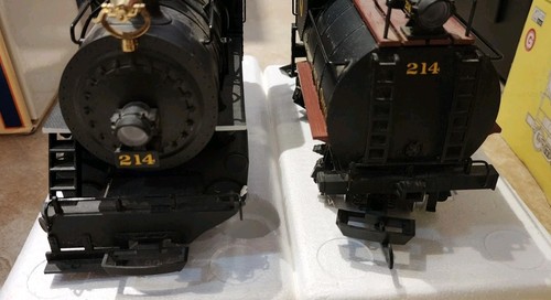 LGB G Scale 23232 0-4-0 Steam Locomotive Chesapeake & Ohio #214 - Picture 11 of 13