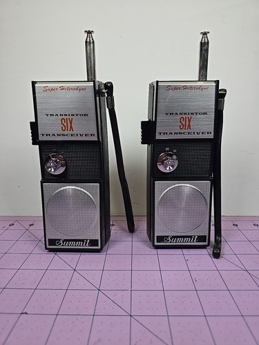 RARO RICETRASMETTITORE VINTAGE Summit 6 transistor radio WT 601 - Giappone - Foto 4 di 13