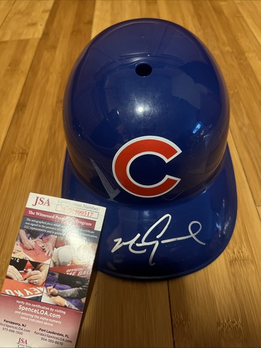 Mark Grace MLB Signed Chicago Cubs Mini Replica Helmet - Picture 2 of 2