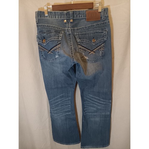 Pantalones de mezclilla clásicos azules TK Axel Wolcott vintage para hombre talla 32x30 - Imagen 2 de 6