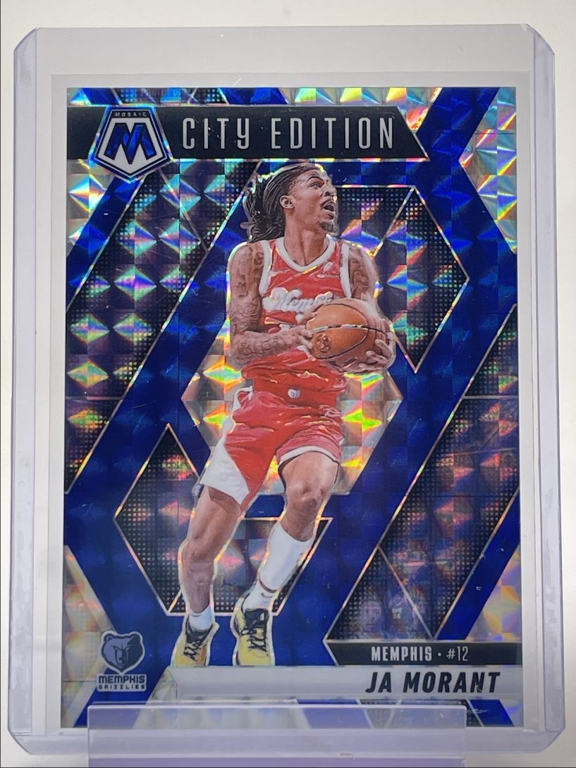JA MORANT 2024-25 MOSAIC CITY EDITION CHOICE BLUE GRIZZLIES 45/45 Q5352