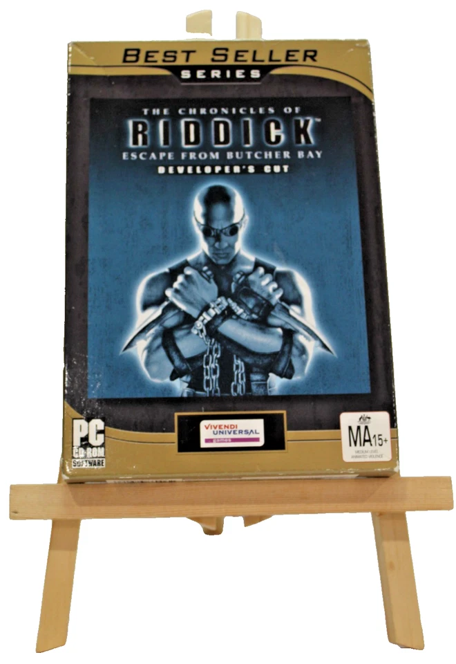 Chronicles Of Riddick PC CD-ROM Game Escape From Butcher Bay Developers Cut 2004 - Image 3 of 4