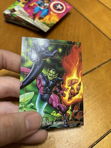 Skybox Marvel Masterpieces Edizione Limitata Serie 1 latta con tutte le carte 1993 - Foto 24 di 24