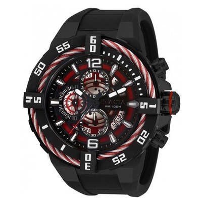 Invicta Bolt Men's 51mm Twisted Cable Anatomic Chronograph Watch 32735 RARE