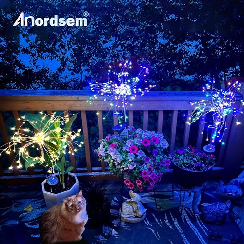Solar Lights Outdoor Waterproof: Garden Light Solar Powered for Yard Outside ... - Picture 7 of 9