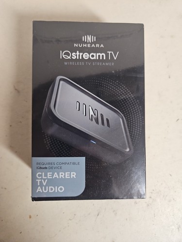 IQstream TV Audio Streamer Hear TV Better by Nuheara Qualcomm aptX Low Latency - Picture 1 of 7