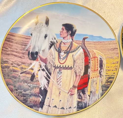 The Hamilton Collection Princesses of the Plains Plate Set Of 6 Numbered - Bild 4 von 15