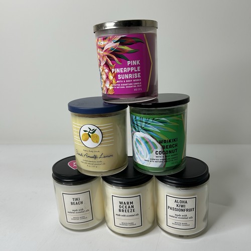 Bath & Body Works Kerzen tropische Stranddüfte 7oz 6er-Set - Bild 1 von 12