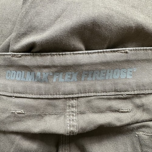Pantalón Duluth Trading Co. 42x30 *40x29.5* Manguera Flex contra Incendios Ajuste Relajado Carga Marrón - Imagen 11 de 13