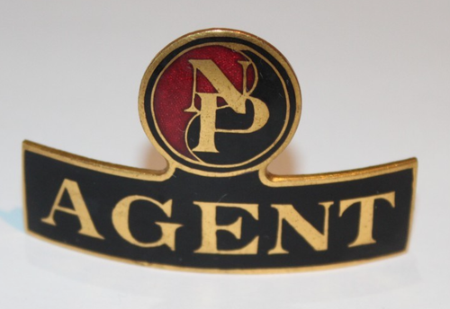 Northern Pacific Railroad "AGENT" Mützenabzeichen