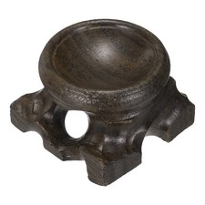 Wooden Crystal Ball Stand, 30mm Wood Display Stand Base, Black