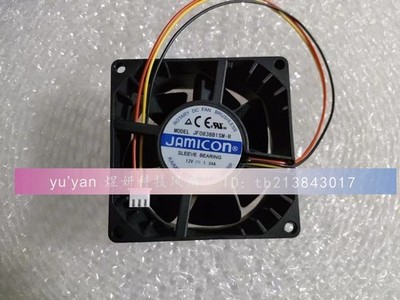1 pc.  Fan JF0838B1SM-R DC12V 1.34A 8038 8CM 3 wire power cooling fan #cv