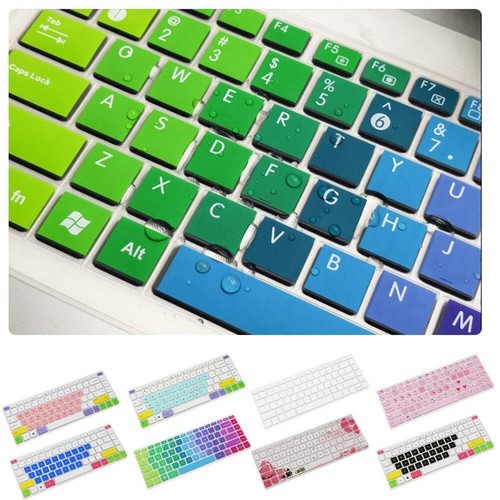 Rainbow Keyboard Cover Skin Case Protector For Hp 14Inch Laptop Stream Z7C3 - Afbeelding 6 van 17