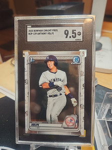 Anthony Volpe 2020 Bowman #BCP-139 Chrome Prospects (1st Anthony Volpe 2020 Bowman #BCP-139 Chrome Prospects (1st