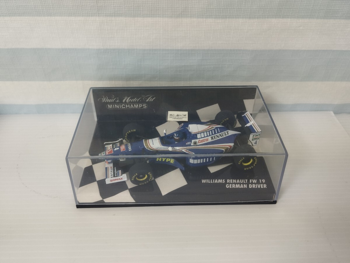 ミニチャンプス製　WILLIAMS RENAULT FW19 1/43 Minichamps 1/43 Williams Renault FW19 J.VILLENEUVE Minicar
