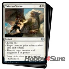 Valorous Stance X4 M/NM Magic MTG Adventures In The Forgotten Realms: Commander