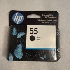 HP 65 Black Ink Cartridge 65 N9K02AN NEW GENUINE Exp 05/27