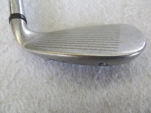 NICE LEFT HANDED WILSON DEEP RED PITCHING WEDGE FAT SHAFT STIFF STEEL 37" MEN - Picture 3 of 7