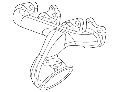 Genuine GM Exhaust Manifold 25201066 - Picture 1 of 5