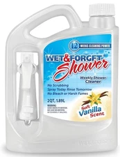 Wet & Forget Weekly Shower Cleaner, Vanilla Scent, Bathroom Cleaners, 64 fl oz