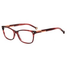 Carolina Herrera Women's Eyeglasses Burgundy Horn Cat Eye Full Rim HER 0160 0K4G