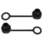  2 Stück Kunststoff-Steckerkappen, Anschlusskappen, Kabelschutzkappen,