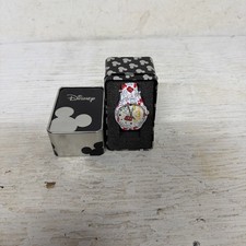 Mickey Mouse Disney Analog Bangle Watch White Background New in box