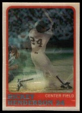 Rickey Henderson 1988 Sportflics #11 New York Yankees FREE SHIPPING AutographDen