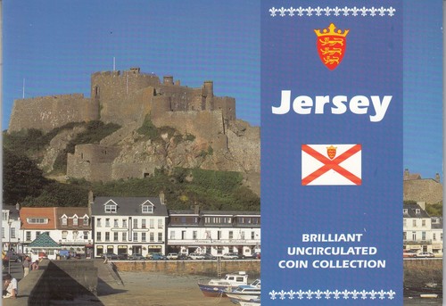 2 Set of JERSEY Brilliant Uncirculated Coin Collection 1997