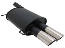 Endschalldämpfer Auspuff BMW 5er E60 Limousine 03-10 - 2x76mm MS