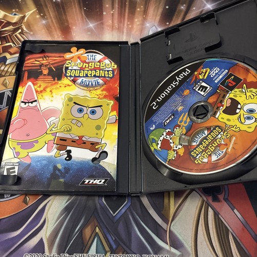 Bob Esponja Pantalones Cuadrados Película (Sony PlayStation 2, 2004) Probado Funciona En Caja Original - Imagen 3 de 4