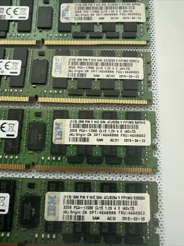 SAMSUNG 128GB (4x32GB) 4DRX4 PC4-2133P DDR4 SERVER RAM - Bild 3 von 4