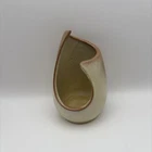 Vintage 1964 Frankoma Pottery 302 Freeform Candle Vase 6” Desert Gold 13oz