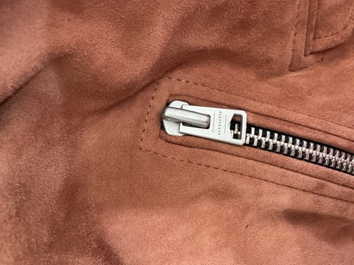 AllSaints Echt Wildleder Jacke braun Wie neu Gr 32/34 - Bild 10 von 11