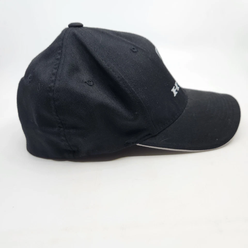 Бейсболка с логотипом Honda серая вышитая Flexfit черная S/M бывшая в употреблении - Изображение 4 из 4
