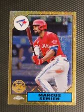 2022 Topps Series 1 Silver Pack 1987 Mojo #70 Marcus Semien Blue Jays, Rangers