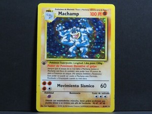 Lightly Played Machamp 8//102 Base set Holofoil Rare 1st Edition