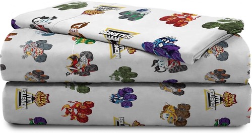 Juego de 5 camas dobles Monster Jam Truckin Pals - edredón y sábanas incluidas - Imagen 8 de 9